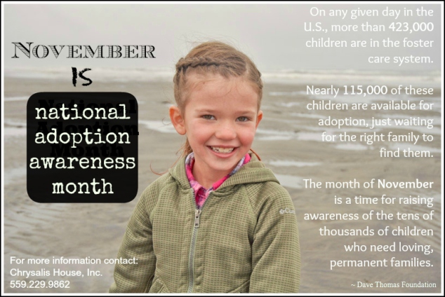 national adoption month correct
